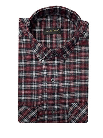 Atilla Özer Kışlık Kaşmir Erkek Gömlek - 7463