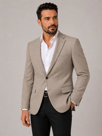 Erkek İtalyan Kesim Yarım Astar Blazer Ceket Klasik ve Modern Şıklık - 7731