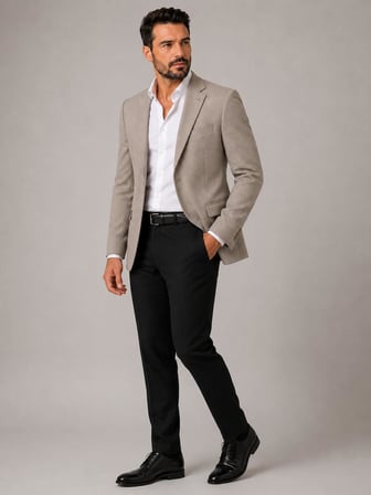 Erkek İtalyan Kesim Yarım Astar Blazer Ceket Klasik ve Modern Şıklık - 7731