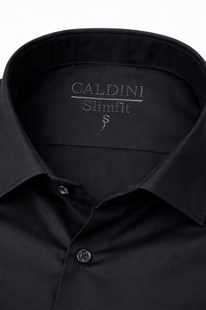 Slim Fit Uzun Kollu Kolay Ütü Pamuk Saten Erkek Gömlek