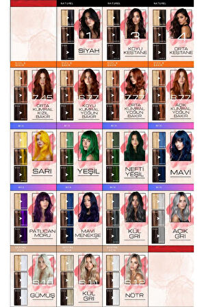 Akos 2'li Oksidan Hediyeli Tüp Boya Seti 8.0 Açık Kumral Kahve