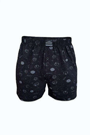 Erkek 3 lü Set-2 Premium Collection Desenli Geniş Kalıp Modal Boxer 3M254