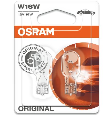 Osram T15 ORİJİNAL 921-02B OSRAM lamba W16W, kuyruk ampuller, 12V W2.1x9.5d