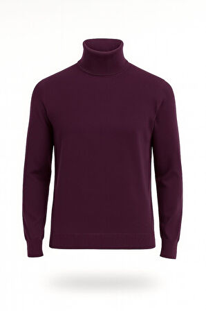 Huffa Erkek Slim Fit Boğazlı Erkek Triko-7430