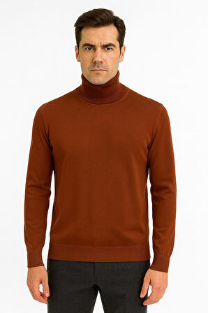 Huffa Erkek Slim Fit Boğazlı Erkek Triko-7430