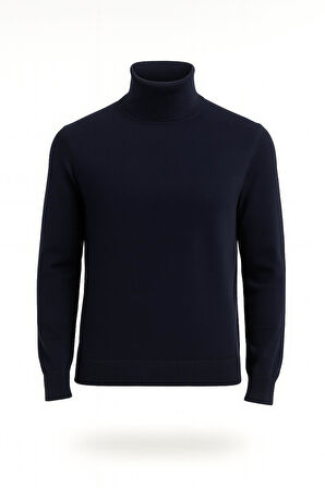 Huffa Erkek Slim Fit Boğazlı Erkek Triko-7430