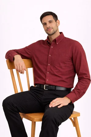 Dormen Uzun Kol Klasik Erkek Regular Fit Gömlek 7607