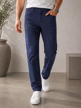Captiva Regular Fit Likralı Erkek Desen Jean Pantolon 7733