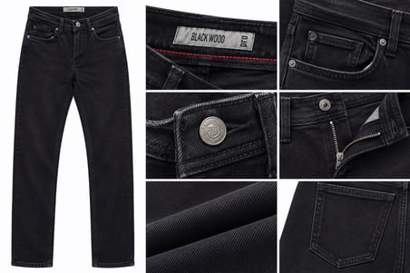 B.Wood Regular Fit Likralı Erkek Jean Pantolon 7795