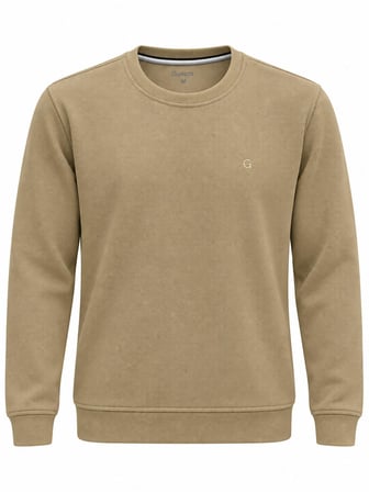 Guesto Bisiklet Yaka Slim Fit Erkek Sweatshirt - 7840