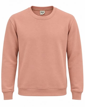 Basic Bisiklet Yaka Relaxed Regular Erkek Sweatshirt - 7773