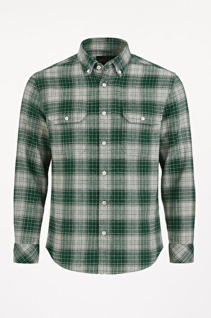 Atilla Özer Kışlık Kaşmir Erkek Gömlek - 7463