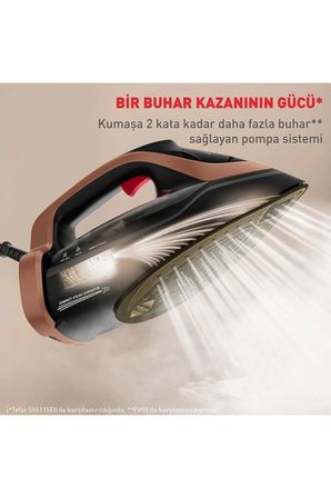 Tefal Otomatik Isı Ve Buhar Ayarlı 3200 W Yüksek Güçlü 300 Gr Şok Buhar Sunan Akıllı Ütü Otomatik