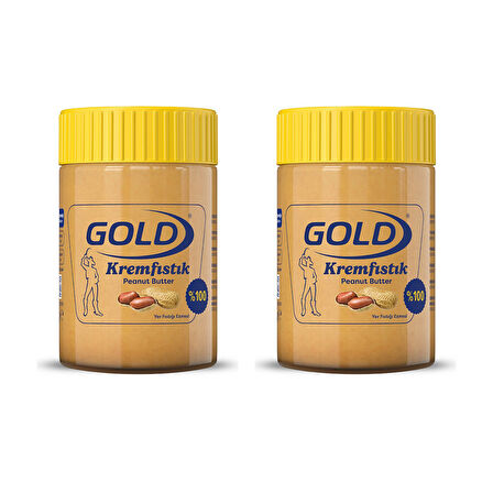 Gold %100 Fıstık Ezmesi 340 gr x 2 Adet