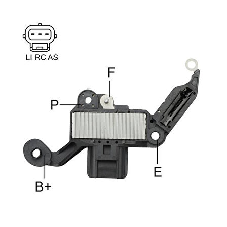 Ford Konjektor 12v (14,0v) Visteon Tip Ford Focus Connect Mondeo III 2.0 Tdci - Yunyı 02-012