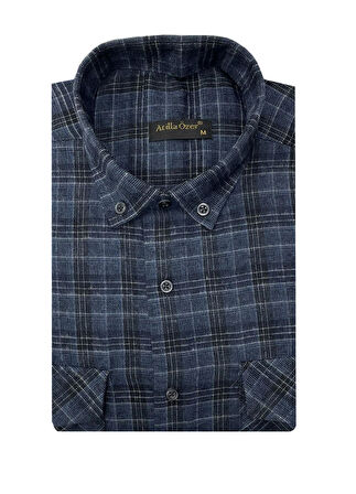 Atilla Özer Kışlık Kaşmir Erkek Gömlek - 7463