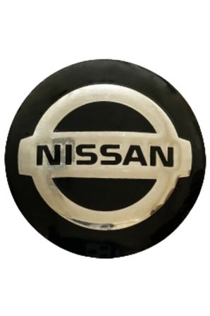 Nissan Amblem Arması Jant Göbek Kapak Etiketi Alüminyum Sticker Yapıştırma Seti.