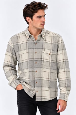 Regular Fit Erkek Kışlık Hakiki Oduncu Gömleği 