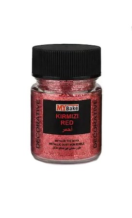 PUL YALDIZ  METALİK MY BAKE GIDA DIŞI 10 GR KIRMIZI 