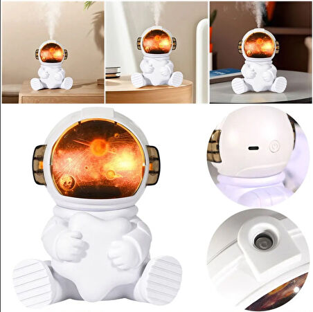 ASTRONOT 240 ML USB ULTRASONİK ODA VE ARABA HAVA NEMLENDİRİCİ BUHAR MAKİNESİ AROMA DİFİZÖRÜ