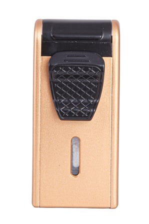 Çift Torch Pürmüz Gold Metal Puro Çakmağı - TR7922