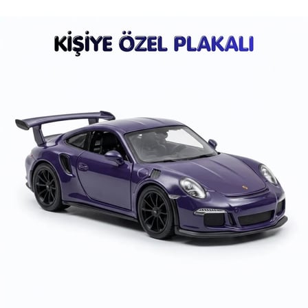 Porsche 911 GT3 Metal Araba - Mor
