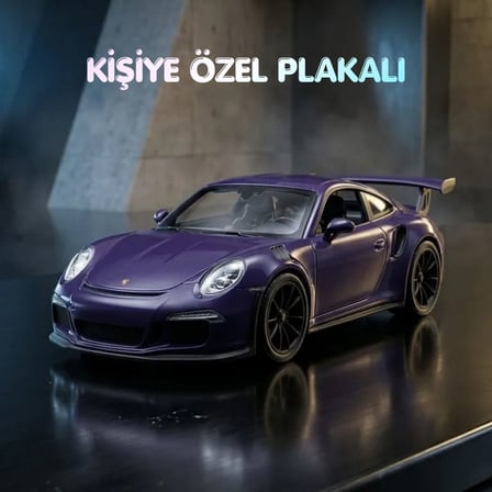 Porsche 911 GT3 Metal Araba - Mor