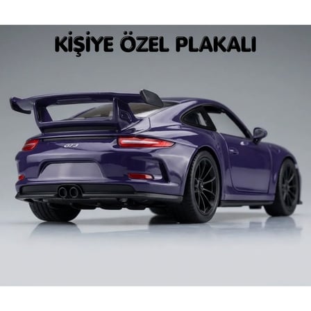 Porsche 911 GT3 Metal Araba - Mor