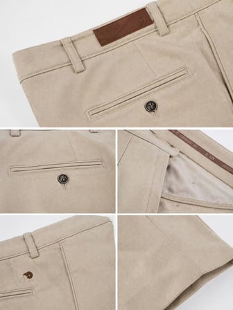 Caserta Regular Fit Likralı Erkek Kumaş Pantolon - 7558