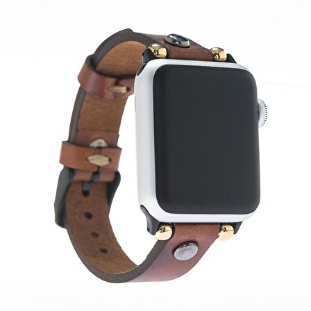 Apple Watch Uyumlu Deri Kordon 38-40-41mm Slim ST RST2EF