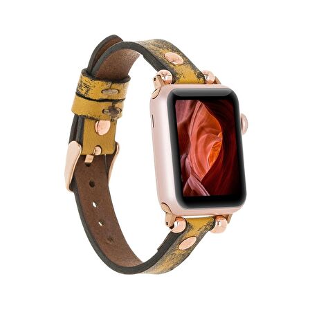 Apple Watch Uyumlu Deri Kordon 38-40-41mm RT V24SEF