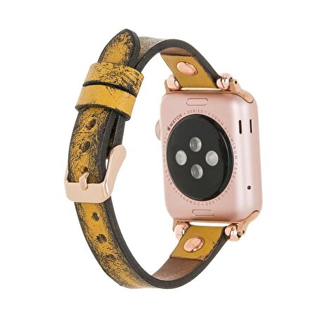 Apple Watch Uyumlu Deri Kordon 38-40-41mm RT V24SEF