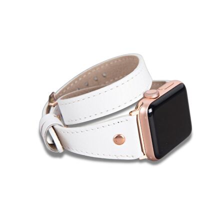 Bouletta Apple Watch Uyumlu Deri Kordon 42-44-45mm Slim DTRG F3