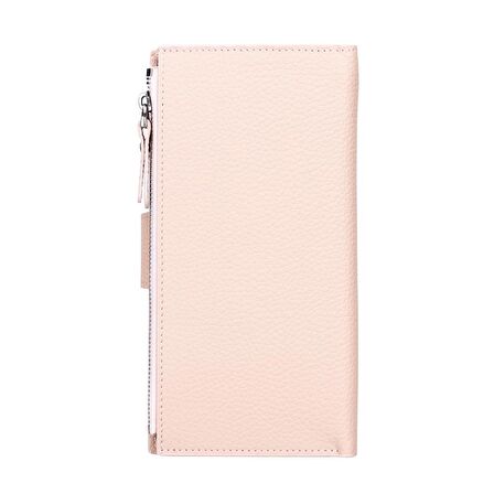 Lozan Strap 6.5 inch Uyumlu Deri Kartlıklı Kılıf ERC5 Pembe