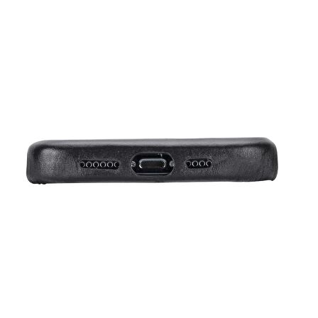 Apple iPhone 15 Pro Max Uyumlu Deri Arka Kapak ROCK RST1