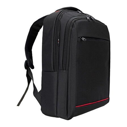 PLM Bergamin 15.6" Siyah Notebook Sırt Çantası