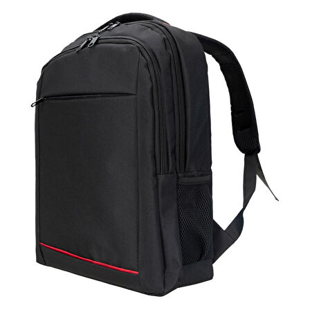 PLM Bergamin 15.6" Siyah Notebook Sırt Çantası