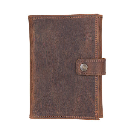 Hakiki Deri, El Yapımı, Saat Kordonu Taşıma Çantası, Antik Kahve