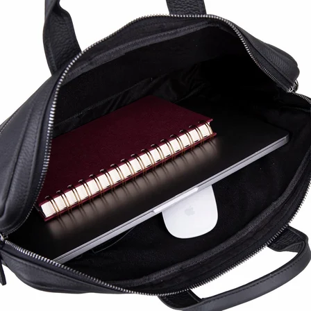 Truro Hakiki Deri Laptop Çantası 16", Seyahat Uyumlu Evrak Çantası