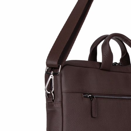 Truro Hakiki Deri Laptop Çantası 13", Seyahat Uyumlu Evrak Çantası