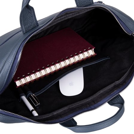 Truro Hakiki Deri Laptop Çantası 13", Seyahat Uyumlu Evrak Çantası