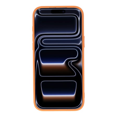 Vissel iPhone 17 Pro Uyumlu Taşlı Kalp Detaylı Kılıf – Parlak Taşlı, Darbe Emici Koruma, Şık & Trend Telefon Kılıfı, Turuncu