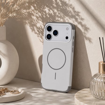 Koen iPhone 17 Pro Max Uyumlu MagSafe Kılıf – Kablosuz Şarj Destekli, Köşe Koruma Darbe Emici, Şeffaf Mat Premium Telefon Kılıfı, Taş Rengi