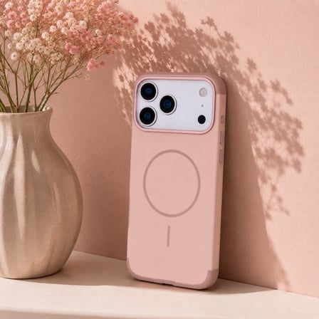 Koen iPhone 17 Pro Max Uyumlu MagSafe Kılıf – Kablosuz Şarj Destekli, Köşe Koruma Darbe Emici, Şeffaf Mat Premium Telefon Kılıfı, Bej Rengi
