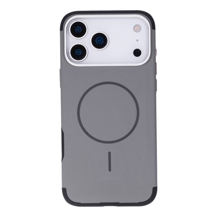 Koen iPhone 17 Pro Max Uyumlu MagSafe Kılıf – Kablosuz Şarj Destekli, Köşe Koruma Darbe Emici, Şeffaf Mat Premium Telefon Kılıfı, Gri