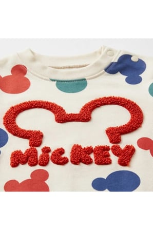 Mickey Desenli Bebek 2’li Sweatshirt Eşofman Takımı