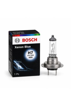 H7 Xenon Blue 12V 55W 499 Halojen Far Ampulü 4000K Beyaz Işık Görünümlü Tekli