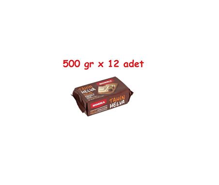 Koska Kakaolu Helva 500 g x 12 Adet (1 koli)