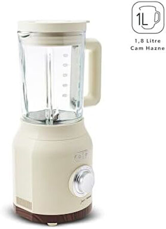 Jumbo x Artfood 4925H Profesyonel Smoothie Sürahili Blender Krem
