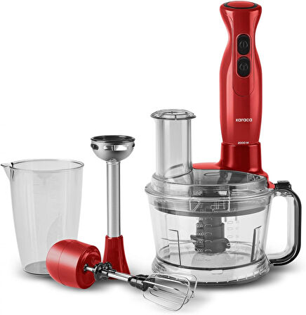 PRO-MULTIMAX 6 IN 1 ÇOK AMAÇLI MUTFAK ROBOTU RED